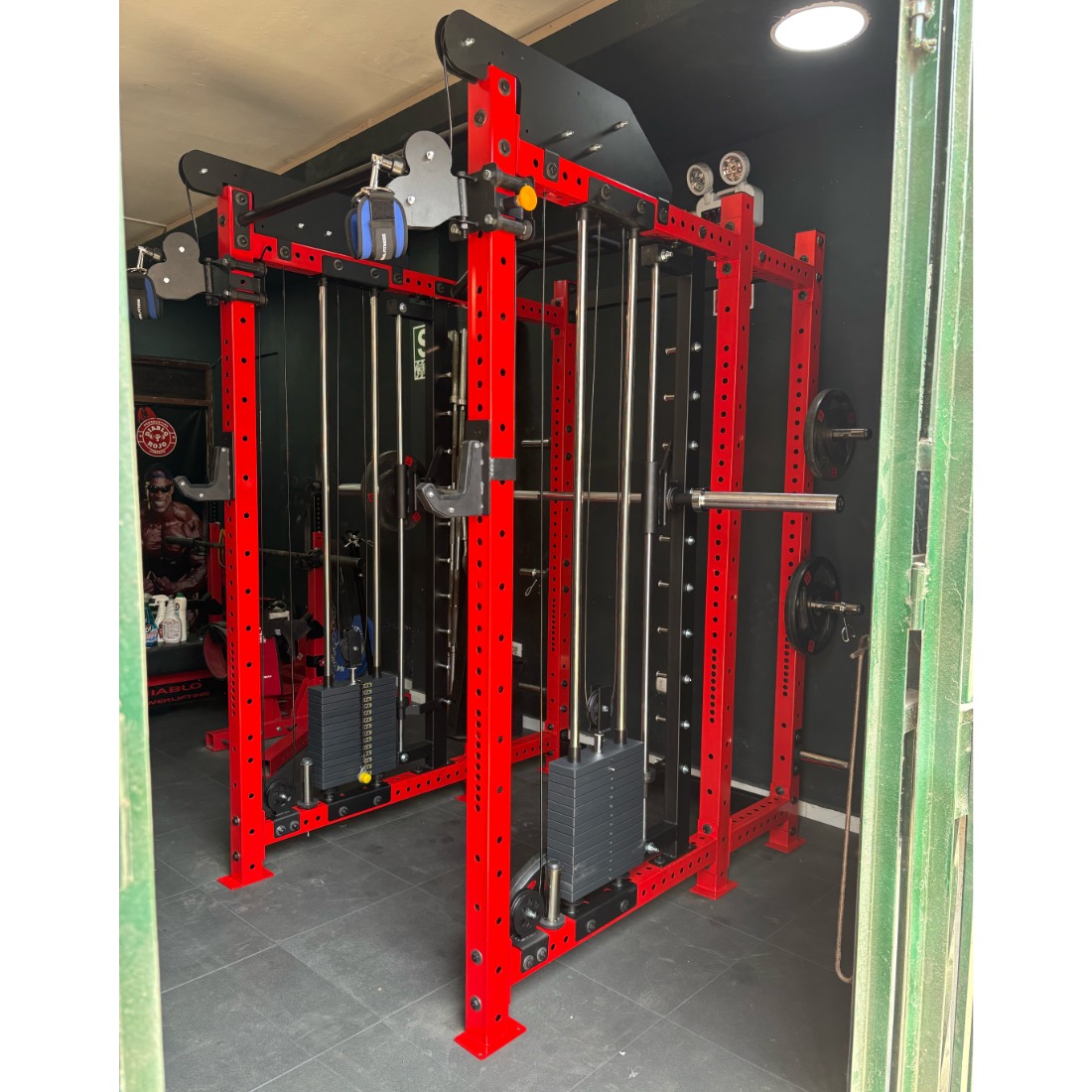 jaula pr3 con smith y crossover